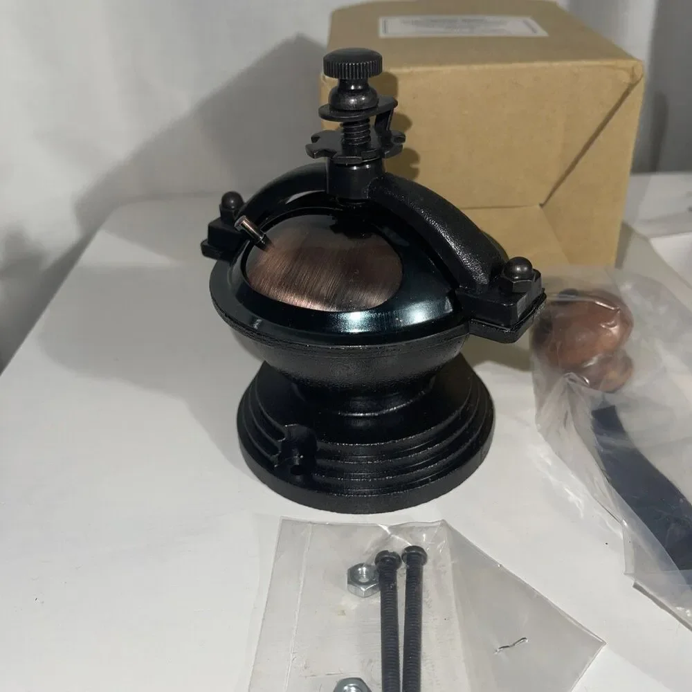 PSI woodworking PKGRIND3 coffee grinder mechanism brushed brass  New In Box